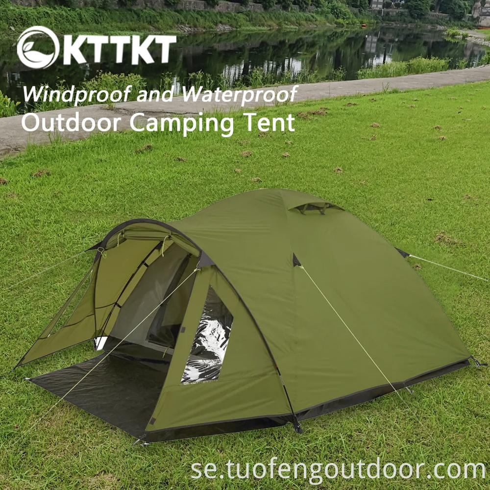 4 5kg Green Camping Trekking Double Tent1